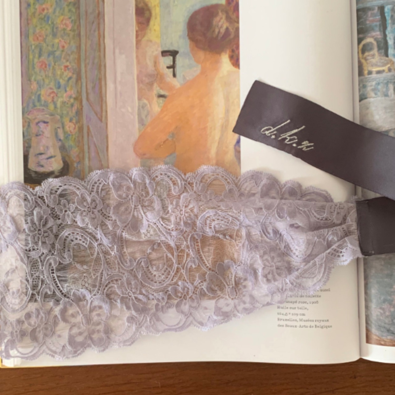 Voile Lace Hair Ribbon F0660