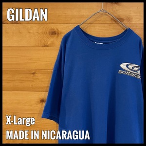 【GILDAN】GottaRace ロゴ プリント Tシャツ レーシング XL ビッグサイズ US古着