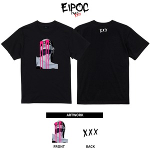 EIPOC PARIS 「"Woman Tears #B" S/S T-Shirts Black/White/Blue」