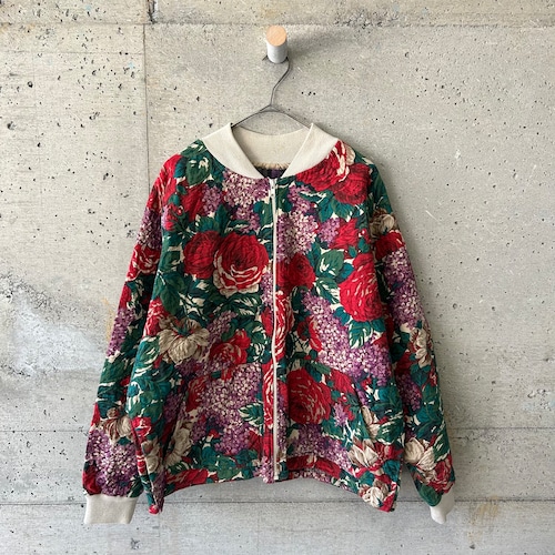 floral pattern blouson