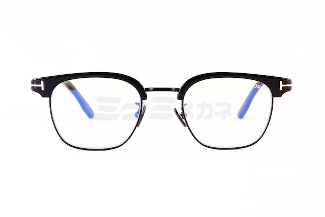 TOM FORD ブルーライトカット TF5932-D-B 001 日本限定 サーモント ブロー ウェリントン コンビネーション クラシカル メンズ レディース メガネ トムフォード-2枚目