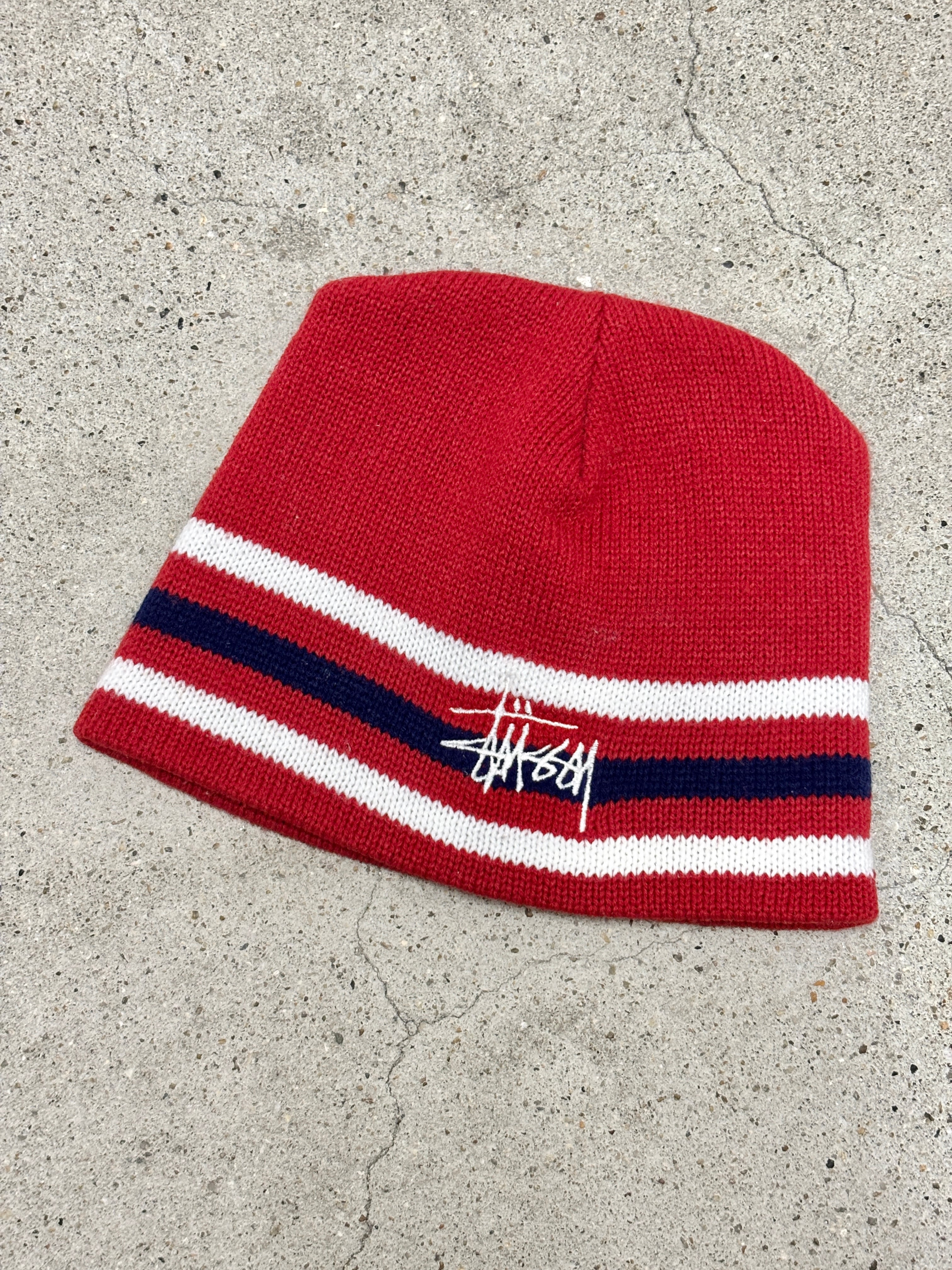 OLD　STUSSY　SSリンク　ビーニー　デッドストック　00ｓ OLD STUSSY SSリンク ビーニー デッドストック 00s STUSSY