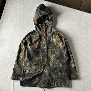 1995 German Bundeswehr Flecktarn Waterproof Parka / Unisex L