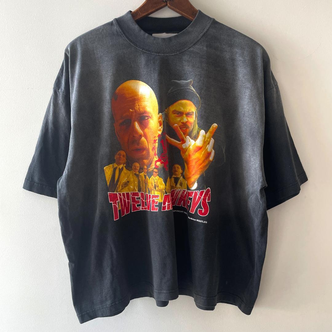 Tシャツ 12モンキーズ 90年代公開 ブルースウィリス ブラピ 映画