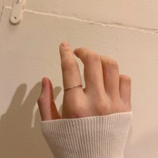 nacoのほそゆるしるば｜silver925 リング