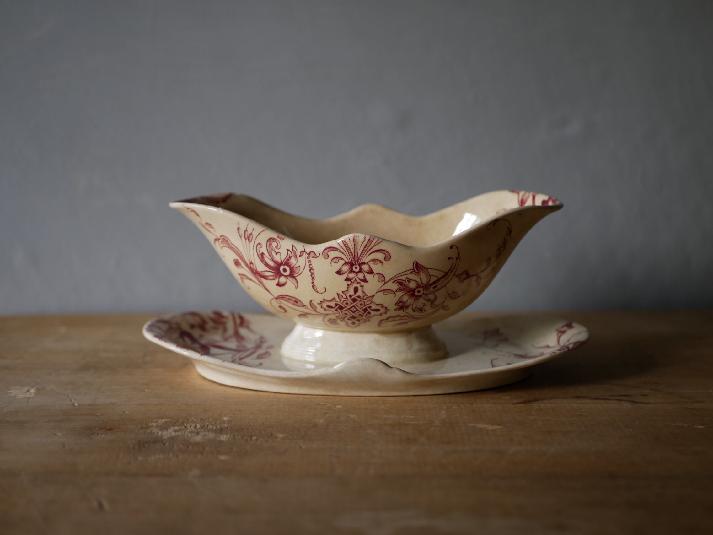 フランスブロカント フタ付きソーシエール 【公式通販】