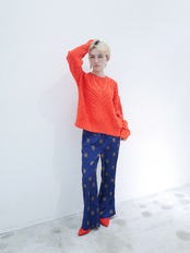 【STEVIE】PRINT LONG PANTS