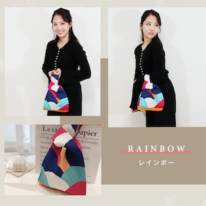 【インスタグラムで話題】ニットバッグ ニットバック エコバッグ ミニトート ミニバッグ 韓国 サブバッグ マルシェバッグ ランチバッグ レディース 小さい 可愛い