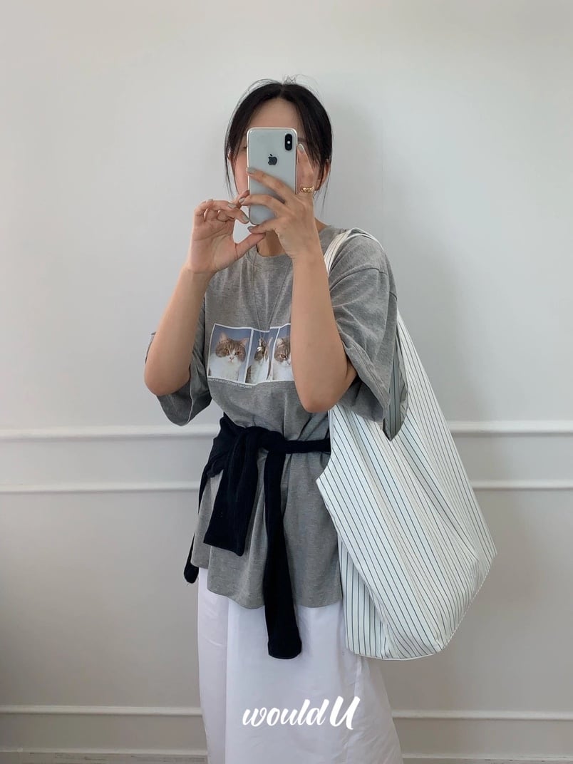▶︎予約《would U》tidy bag (stripe color) | baby apparel Bitty