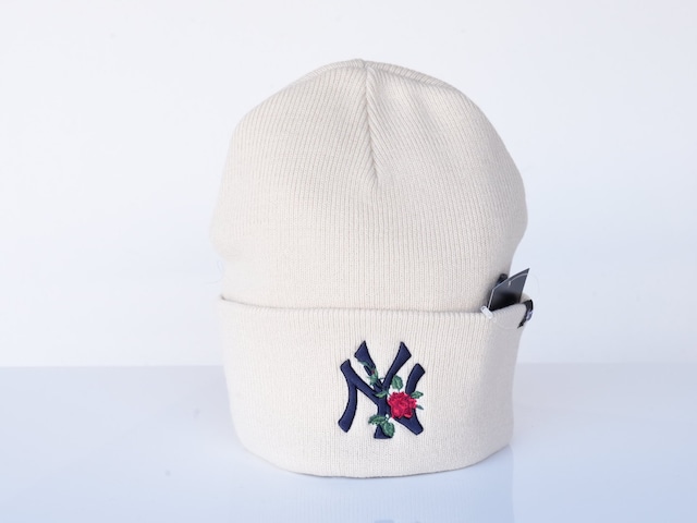 Yankees'47 ニューヨーク ヤンキース CUFF KNIT Thorn ナチュラル butterfly