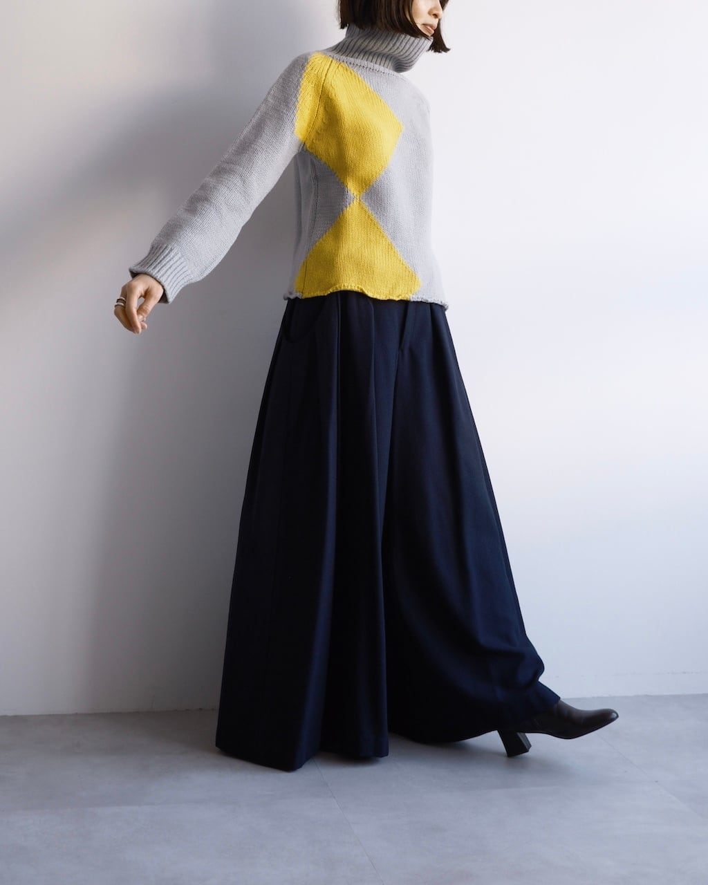 【mamekurogiuchi】 フレアパンツ サイズ1 Mame Kurogouchi VOLUME WIDE PANTS | dear closet