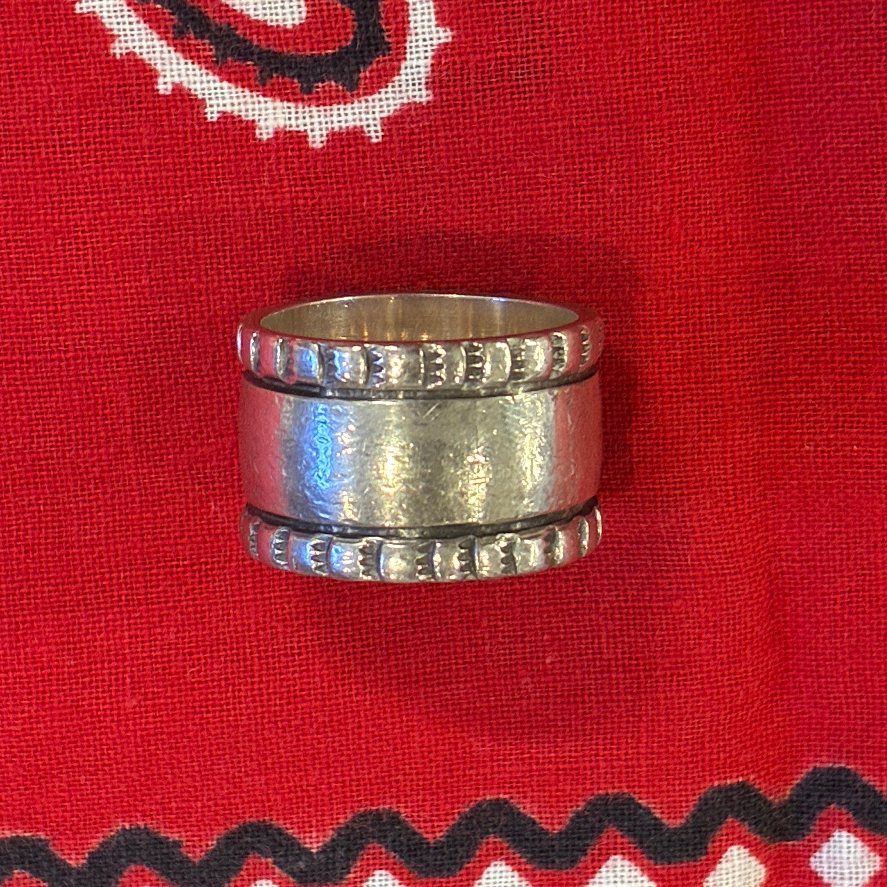 ⓀSTANLEY PARKER SILVER RING NAVAJO 15 | safarionline