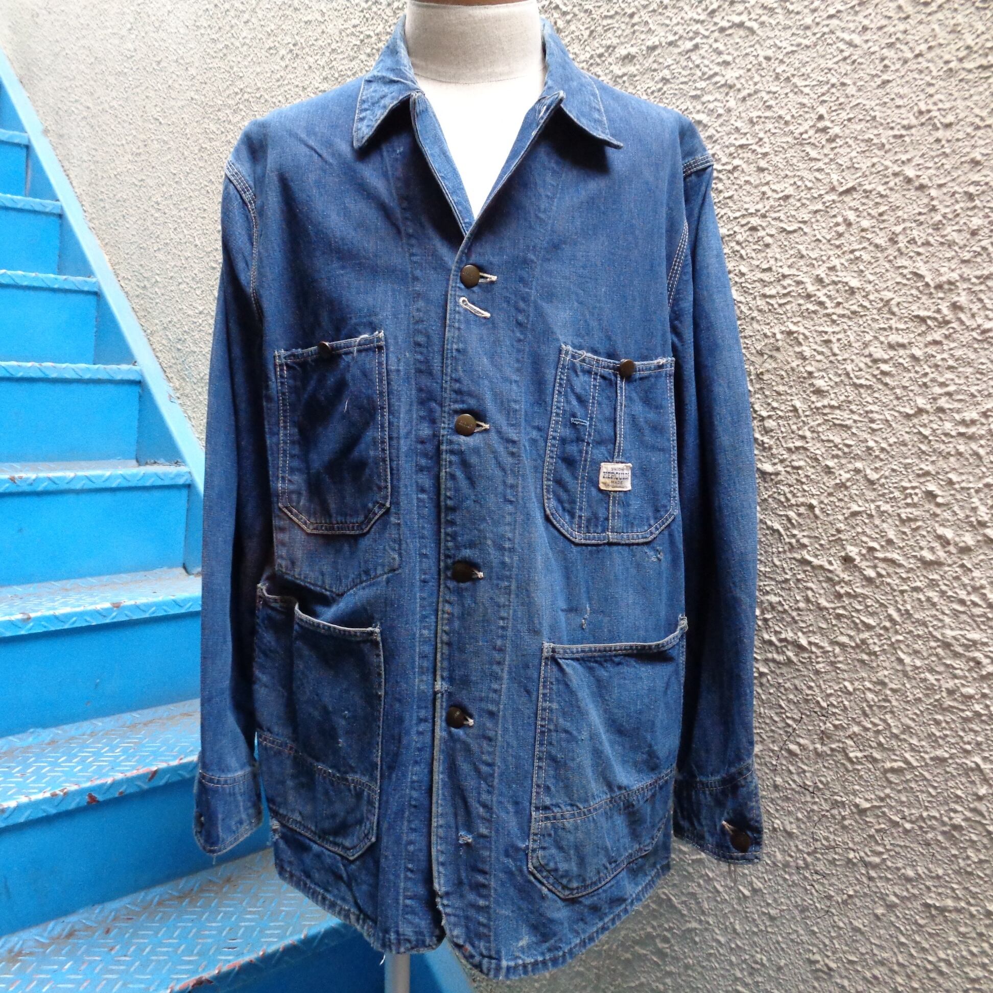 50's HERCULES Vintage Denim Coverall／50年代 ヴィンテージ ヘラクレス デニム カバーオール | BIG  TIME ｜ヴィンテージ 古着 BIGTIME（ビッグタイム） powered by BASE