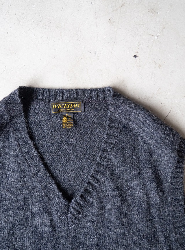 "WICKHAM" 1990s Wool knit vest