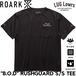 ROARK ロアーク ラッシュガード メンズ 半袖ラッシュガード ラッシュTシャツ 半袖Tシャツ メッシュ素材 ストレッチ 水陸両用 “B.O.D” RUSHGUARD S/S TEE RGTJ1220-BLK 26SU 日本代理店正規品