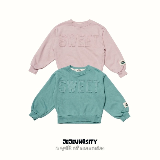 【取寄】jejeunosity｜sweet mtm｜スウィートスウェット｜XS-JM｜kids&jr｜26 autumn