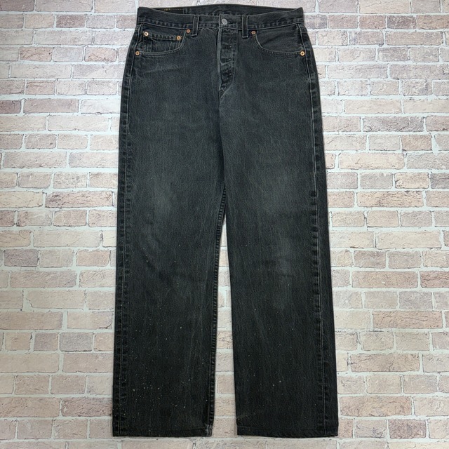 2000s LEVI'S 501 DENIM PANT 後染めBLACK USA