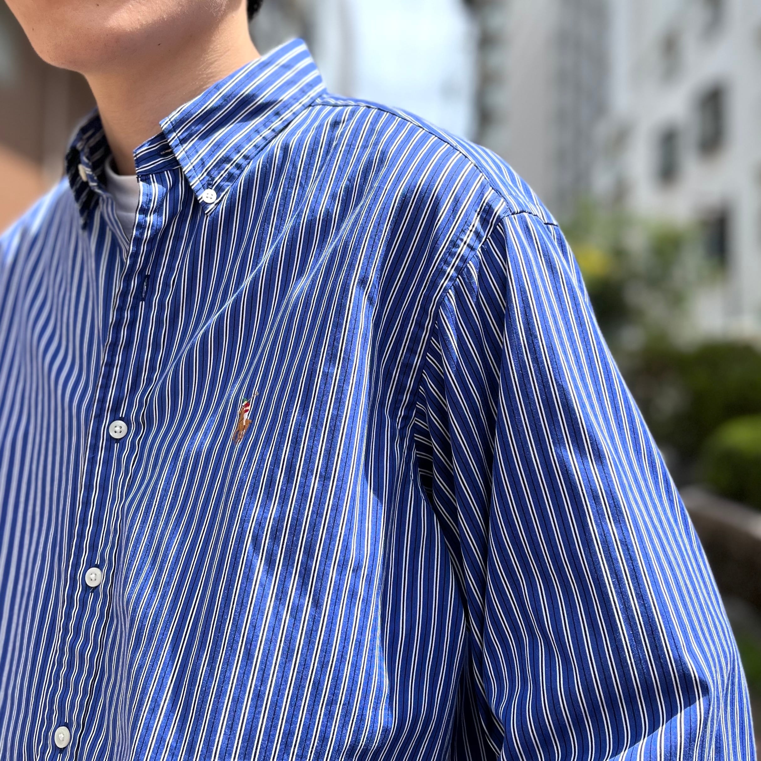 90年代 size:XL【 Ralph Lauren 】ラルフローレン ボタンダウンシャツ ...