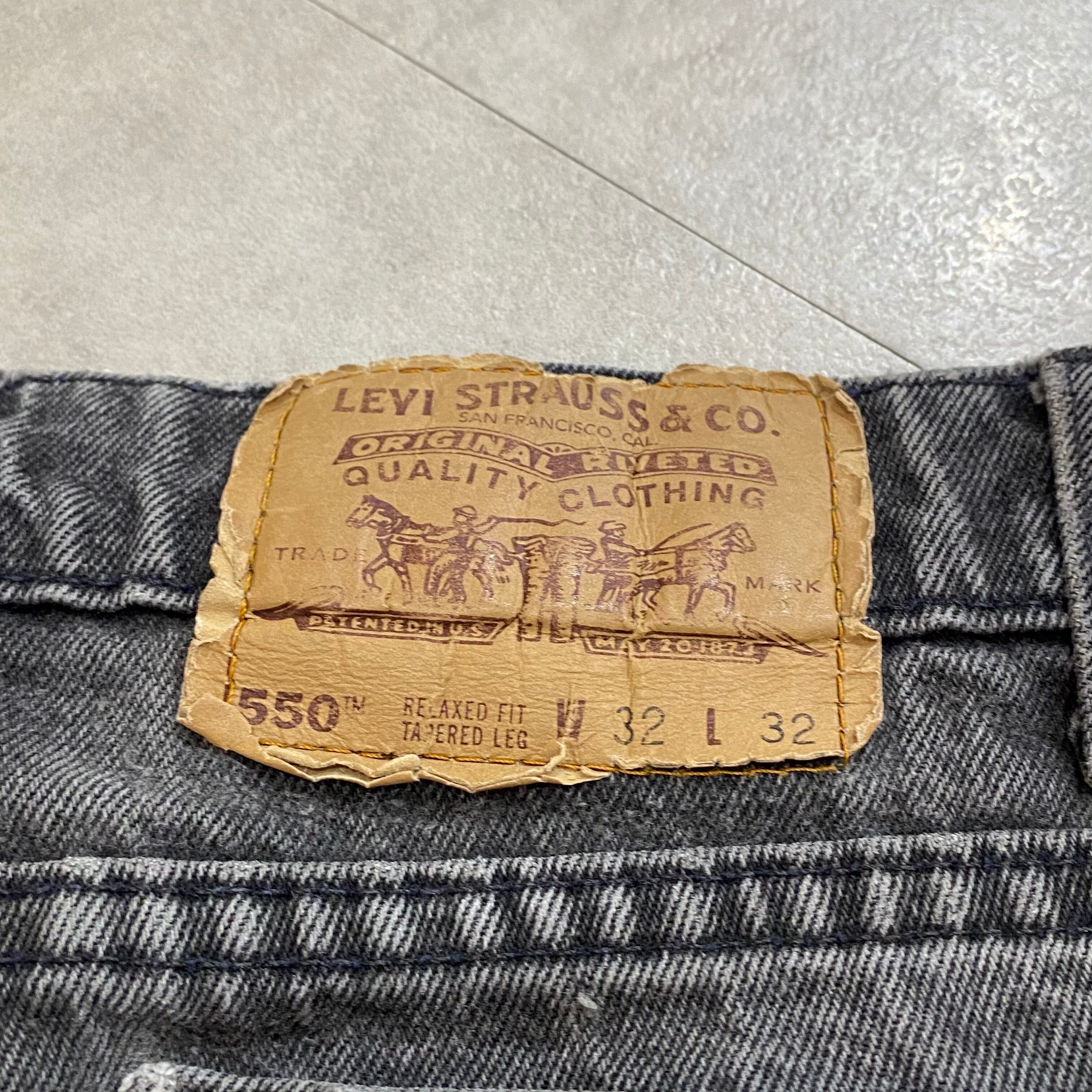 90年代 USA製 size：W32 L32【 Levi's 550 】リーバイス550 バギー