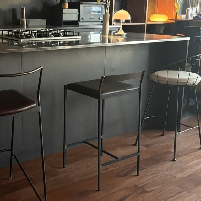 SHINカウンターチェアS570 【FKU1903 FB-B】　キッチンカウンター　カフェカウンター　ハイカウンター　カウンタースツール　バーカウンター