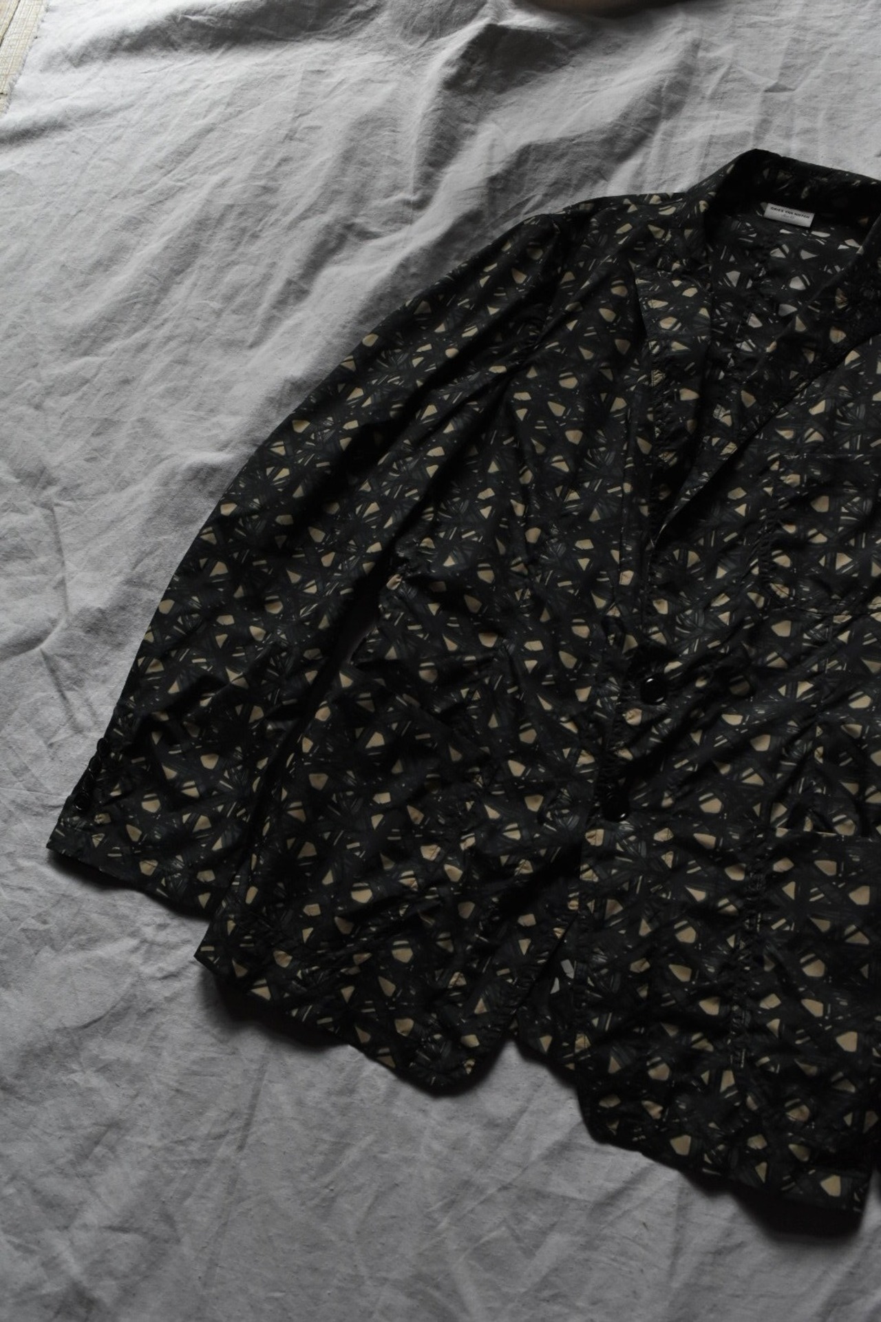 "DRIES VAN NOTEN" Nylon patterned jacket