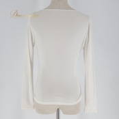 社交ダンス 衣装 トップス ブラウス ホワイト系 チャコットロイヤルダンス Chacott ROYAL DANCE 白 無地 シンプル 練習 レッスン 伸縮 ストレッチ 長袖 明るい 爽やか イベント ステージ パーティー 上品 かわいい