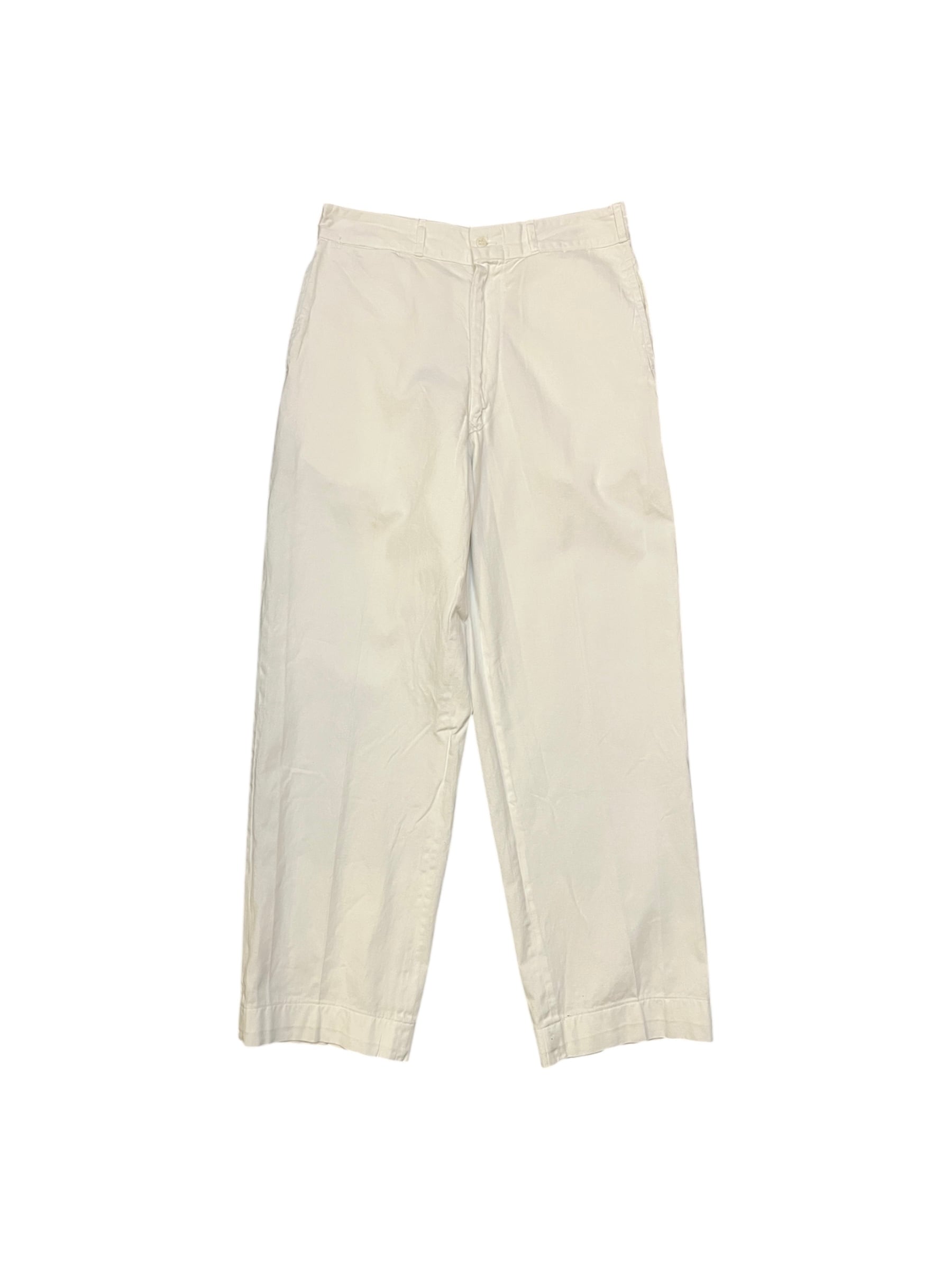 50s〜60s US Navy White Utility Trousers 50年代〜60年代 米軍実物