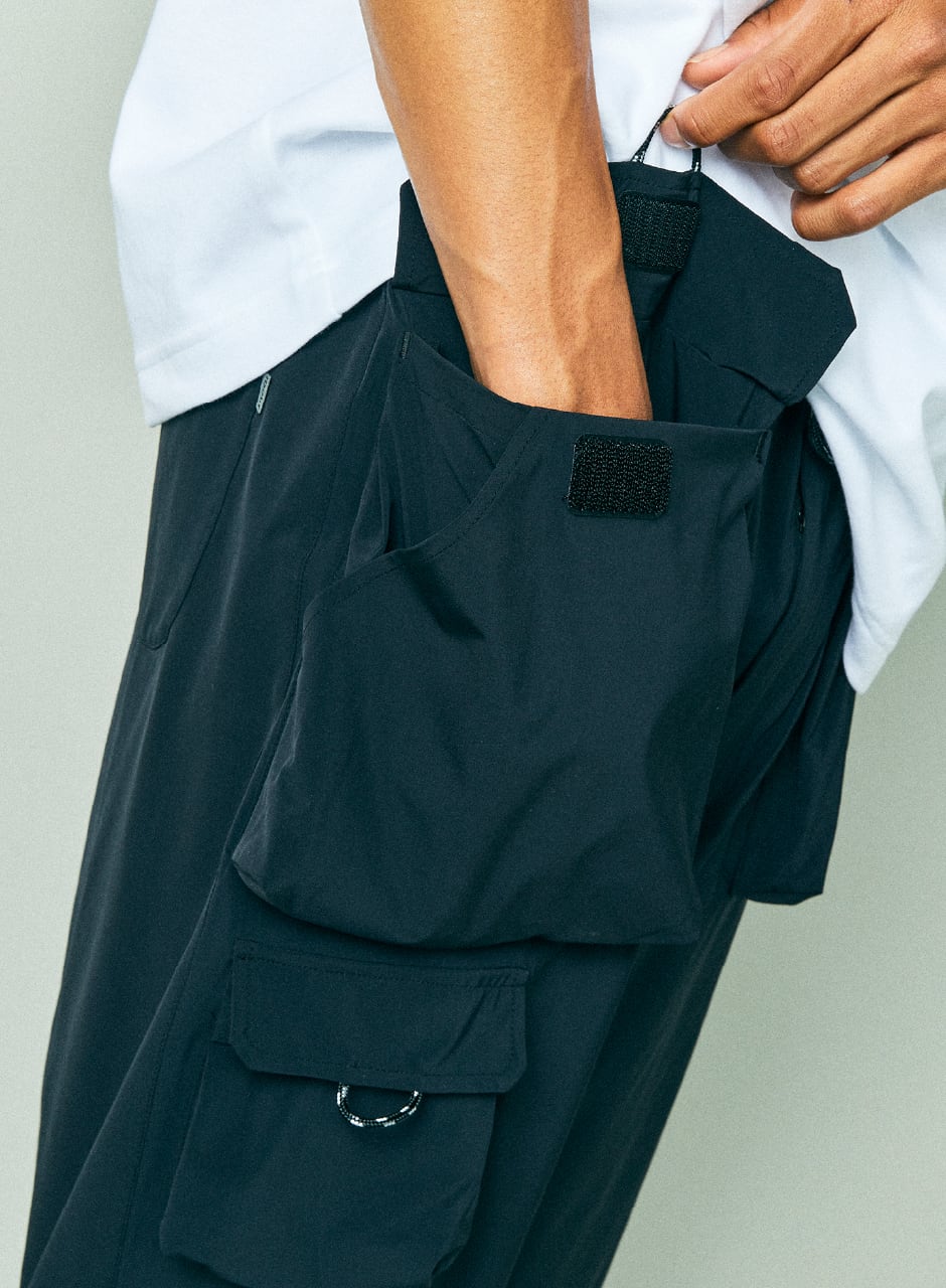 STRETCH EASY PANTS - Black | IDOUT