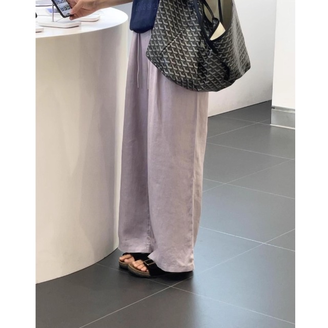 ふんわり　Aライン　ワイドパンツ  00176