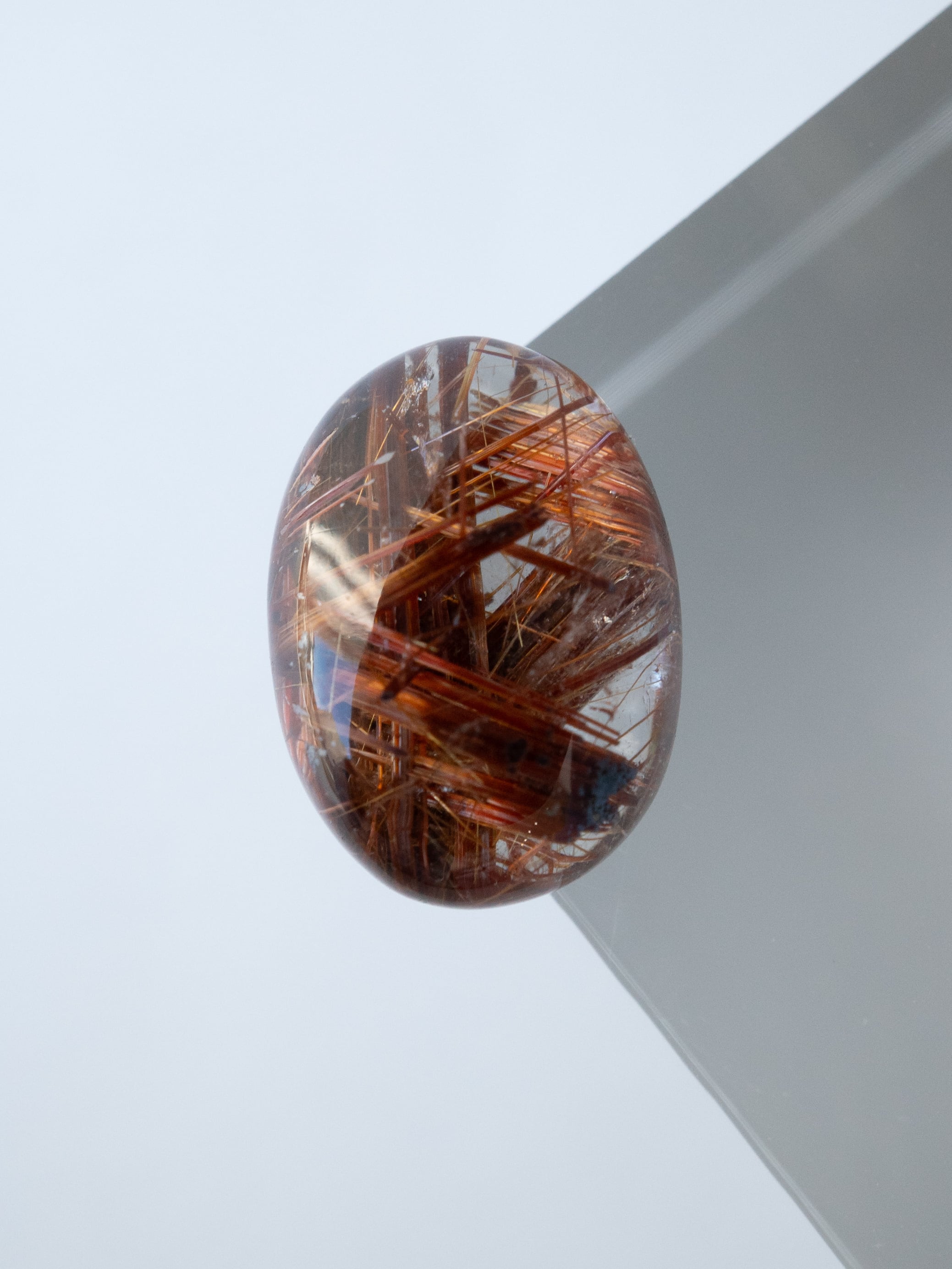 龍型陰陽ポリッシュデザイン（レッドルチルクォーツ） 龍型陰陽ポリッシュデザイン（レッドルチルクォーツ） | DantaliaN