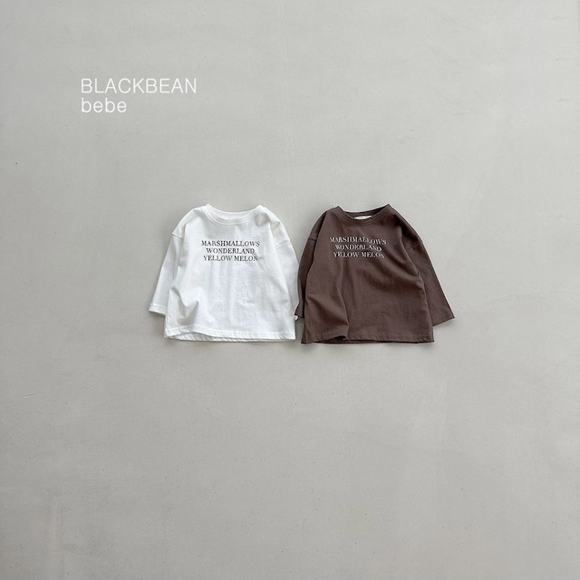 【取寄】blackbean|basic bebe tee|ベーシックベベT|S-M|baby|26 autumn