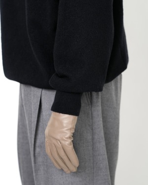 ssstein "EXTRA FINE WOOL KNIT TURTLE NECK LS〔BLACK〕"