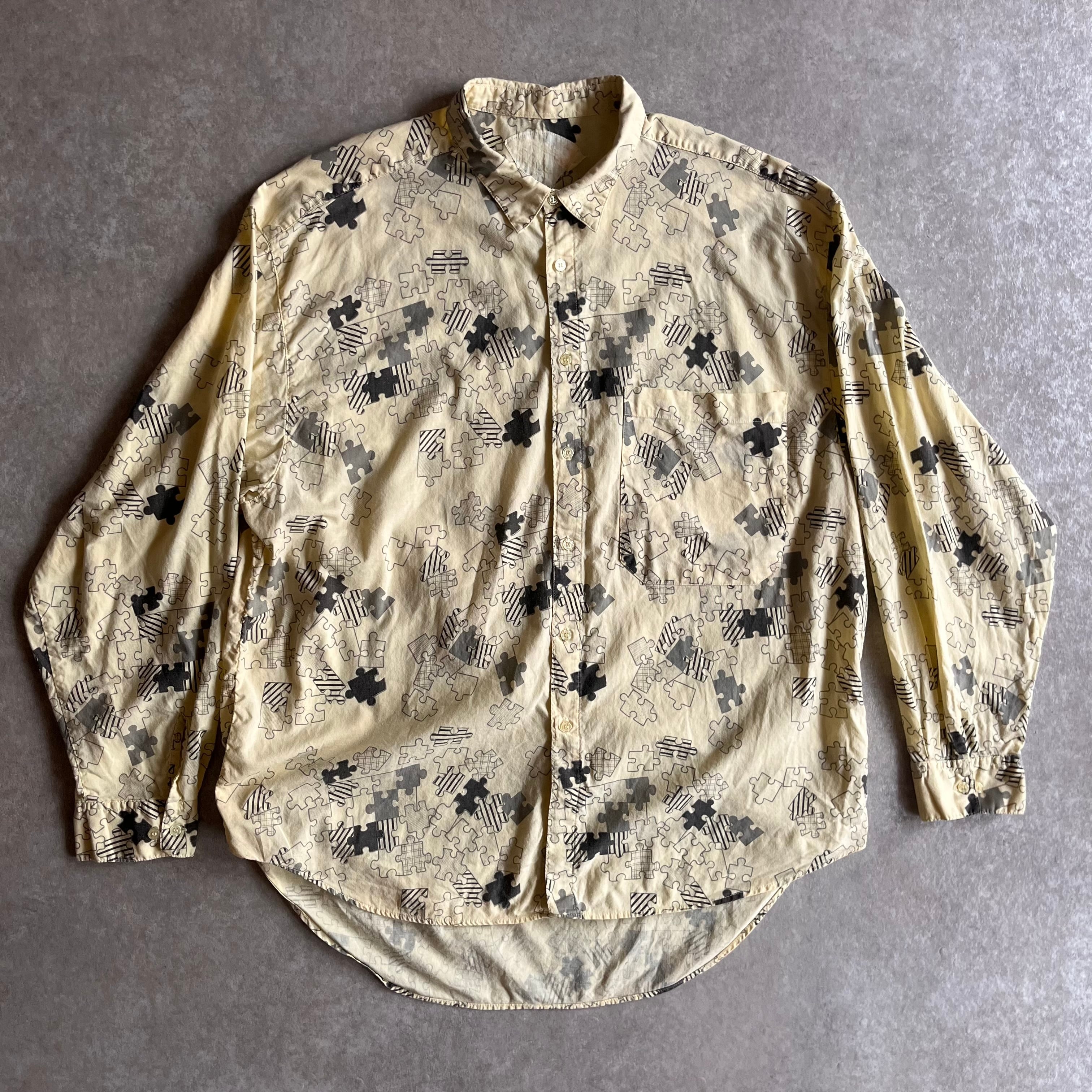 1980s Puzzle L/S Shirts G879 | ROGER'S used clothing - ロジャース -