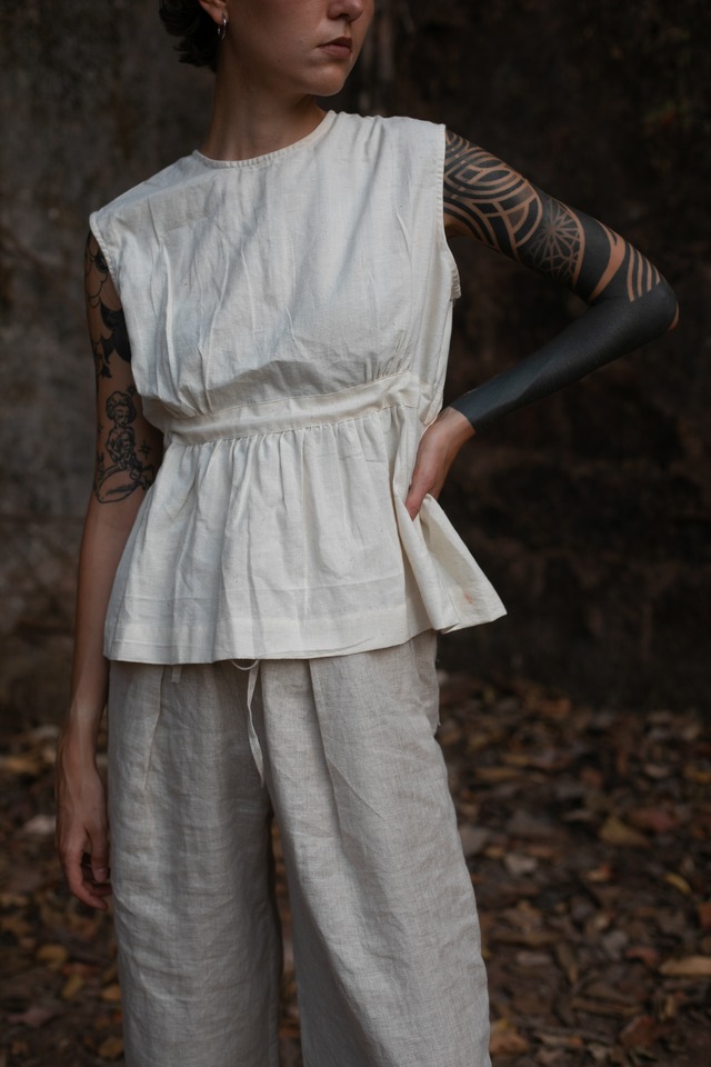 Organic Handloom Cotton Shape Top