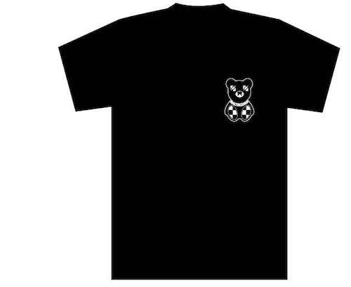Tシャツ / Halt Bear Tee BLACK × WHITE Bear /  綿100%