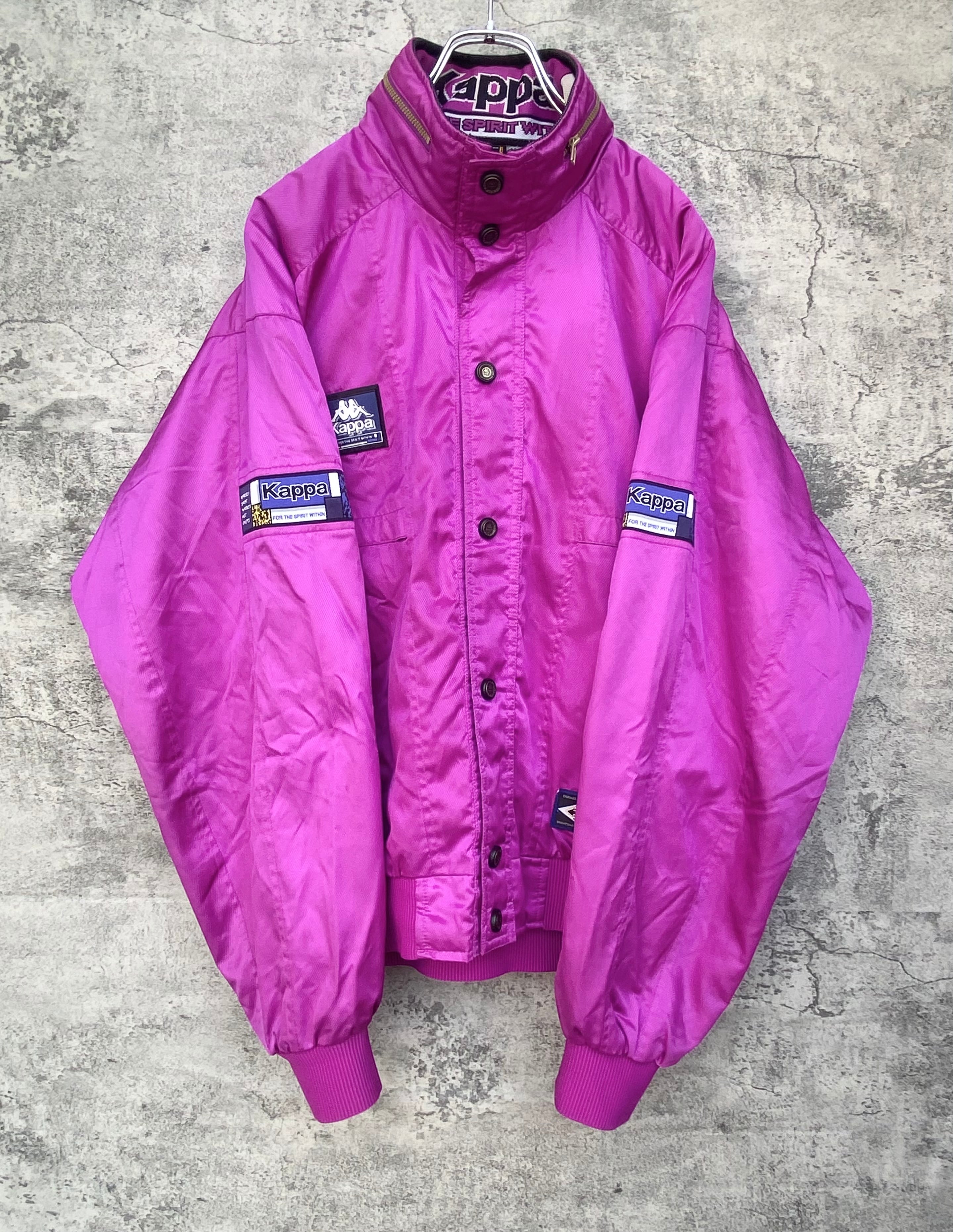 vintage 90s KAPPA/カッパ ナイロンジャケット 紫 | 【古着 らくふる】ビンテージ&リメイク専門のオンライン古着SHOP  powered by BASE