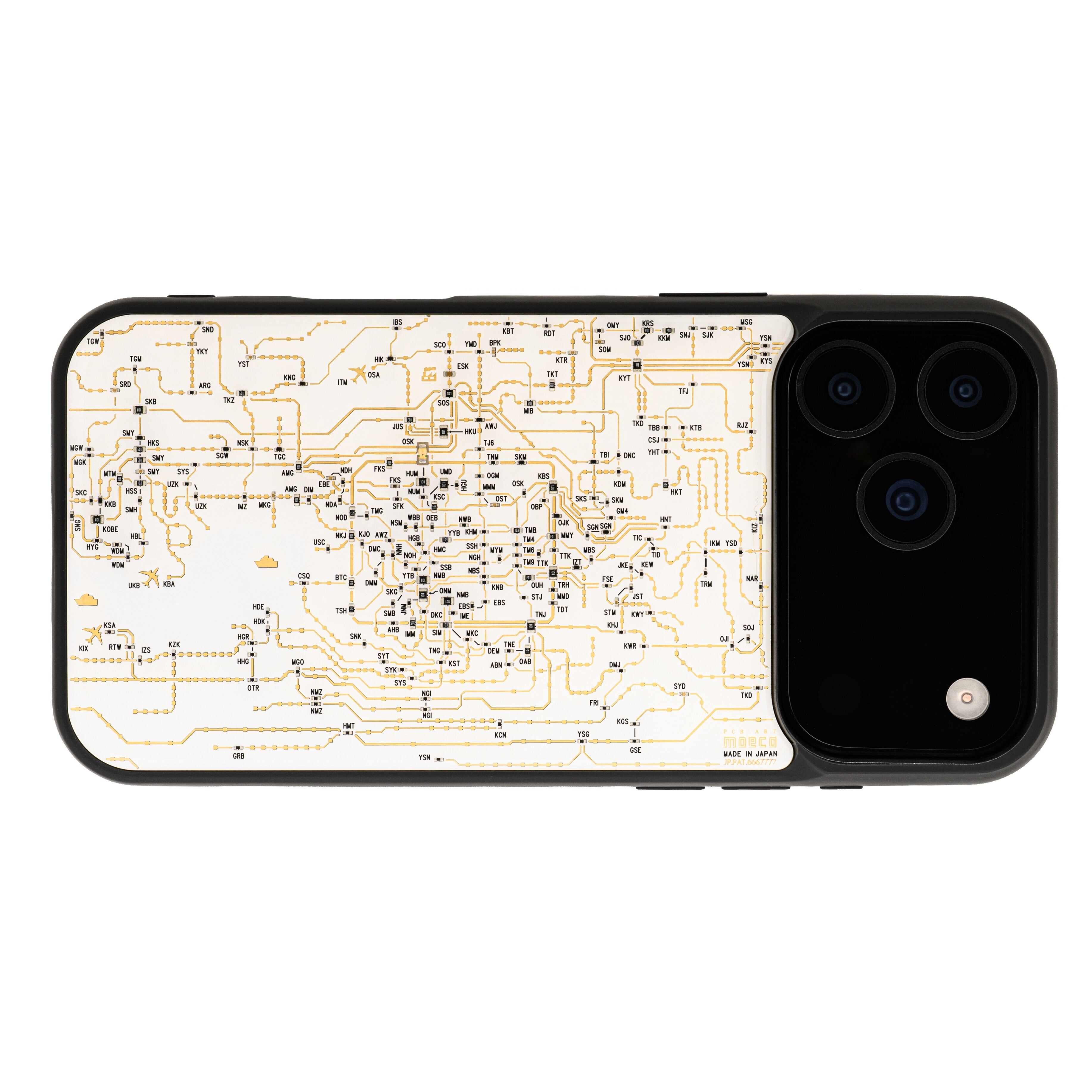 FLASH 関西回路線図 iPhone 17 Pro Max ケース | PCB ART moeco
