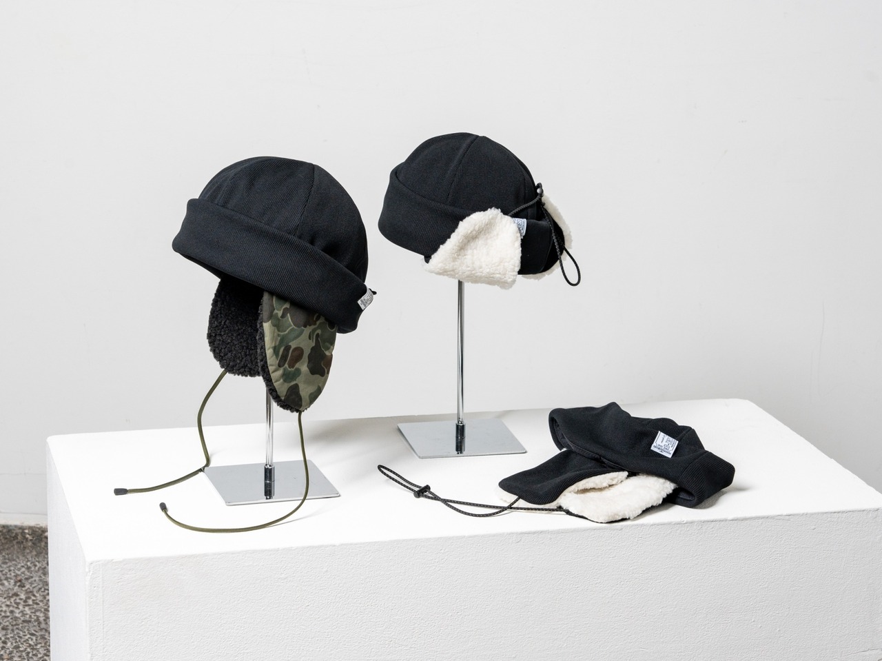 ニットCAP with dogear