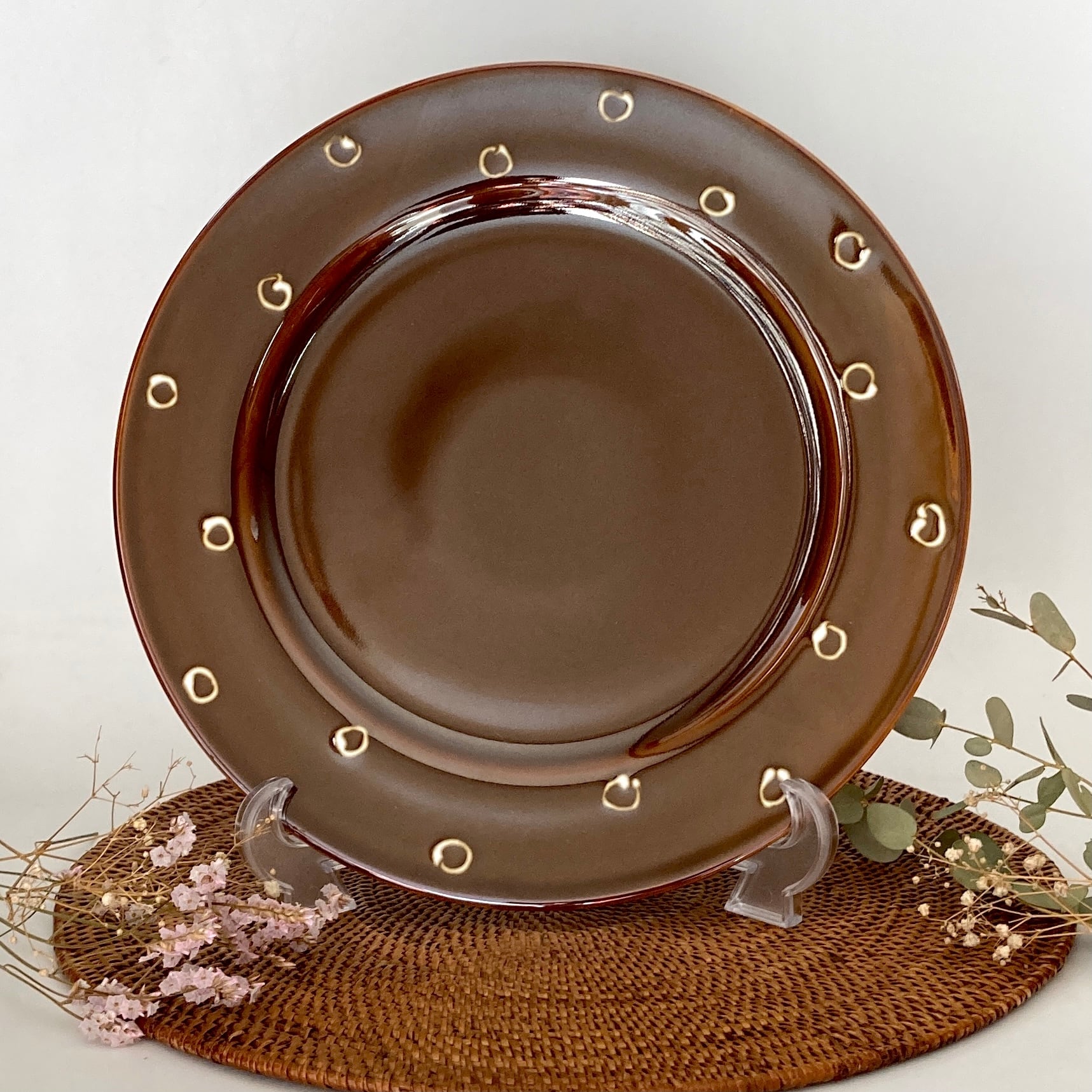 レア皿latin bomb squad入手困難 一珍(ドット) リムプレート(大) | 江口製陶所オンラインストア