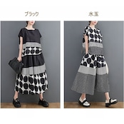 ドット切替 ボートネック セットアップ 30145