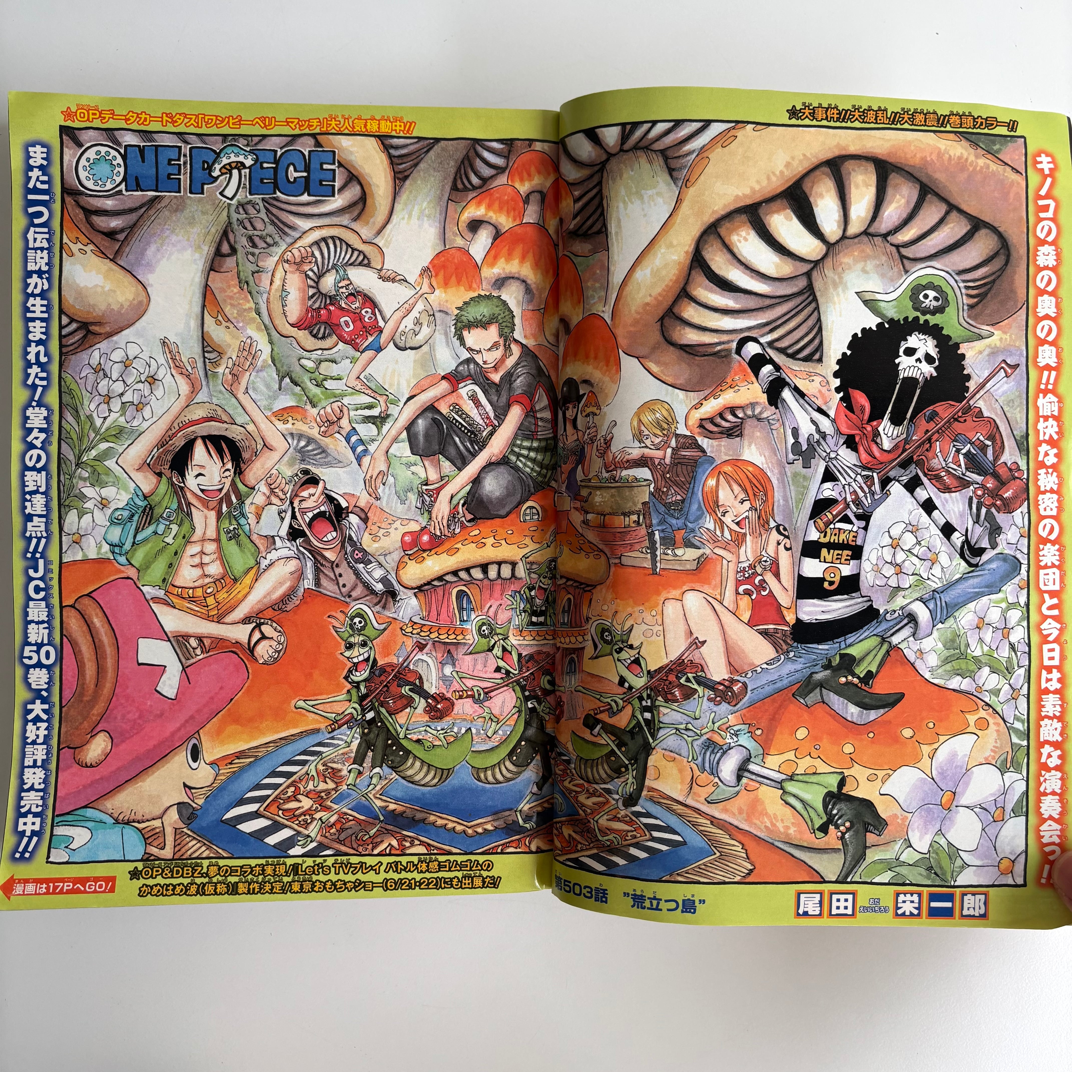 週刊少年ジャンプ 2008年 29号 集英社 ONEPIECE 巻頭カラー キン肉マン