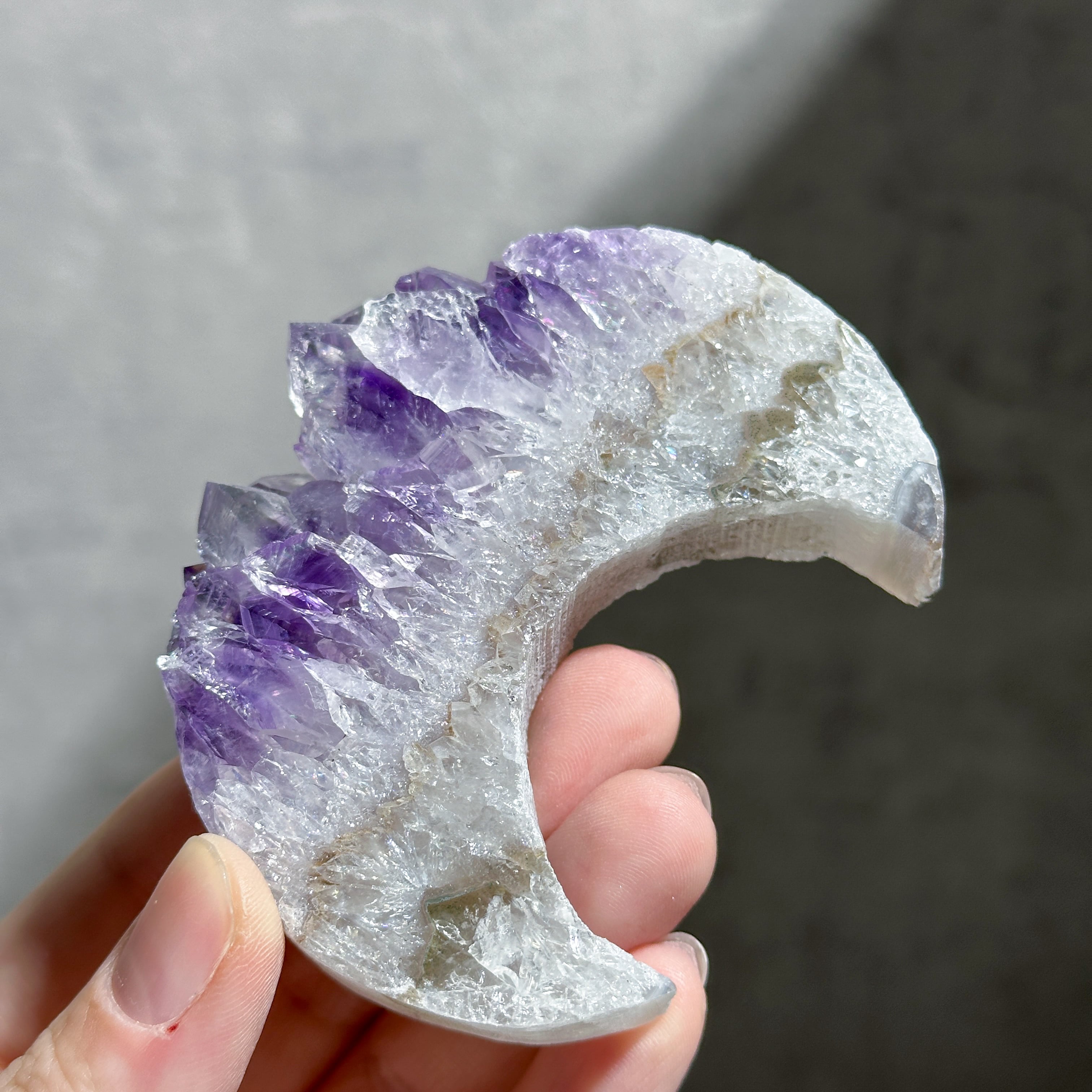 アゲート×アメジスト 月32◇ Agate × Amethyst ◇天然石・鉱物