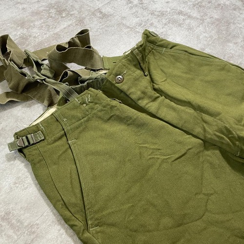 50s アメリカ軍 実物 M51 ウールパンツ gripper zipper 詳細写真3