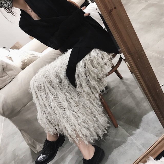 shaggy skirt 10967