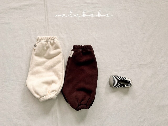[予約][送料無料]《valubebe》Duo brushed jogger pants (baby) 21