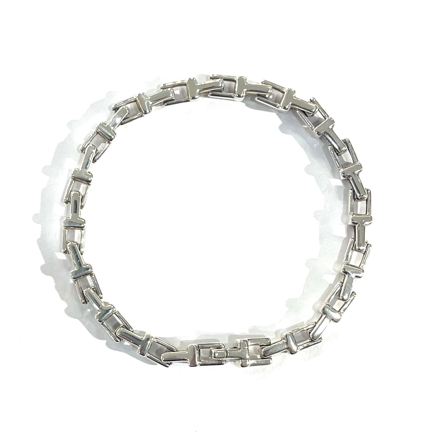 激レア【TIFFANY&CO. 】2492 Tモチーフ リンクシルバーブレスレット 激レア【TIFFANY&CO. 】2492 Tモチーフ リンクシルバーブレスレット