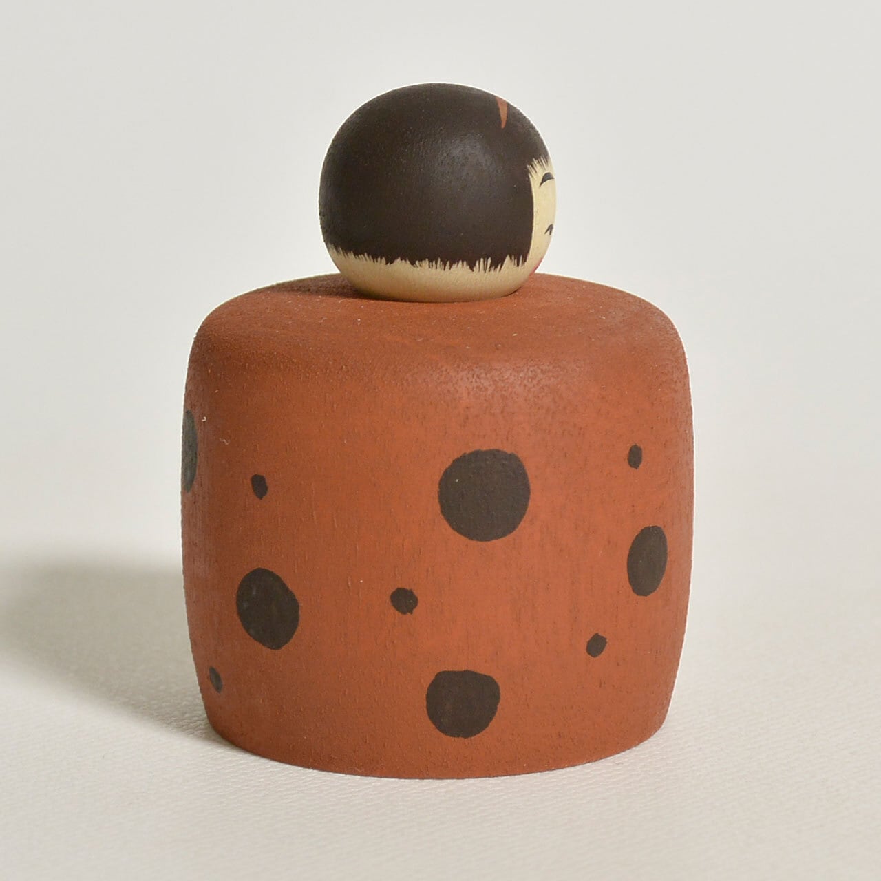 ドットちゃんえじここけし 約1.5寸 約4.5cm 鈴木明 工人（作並系