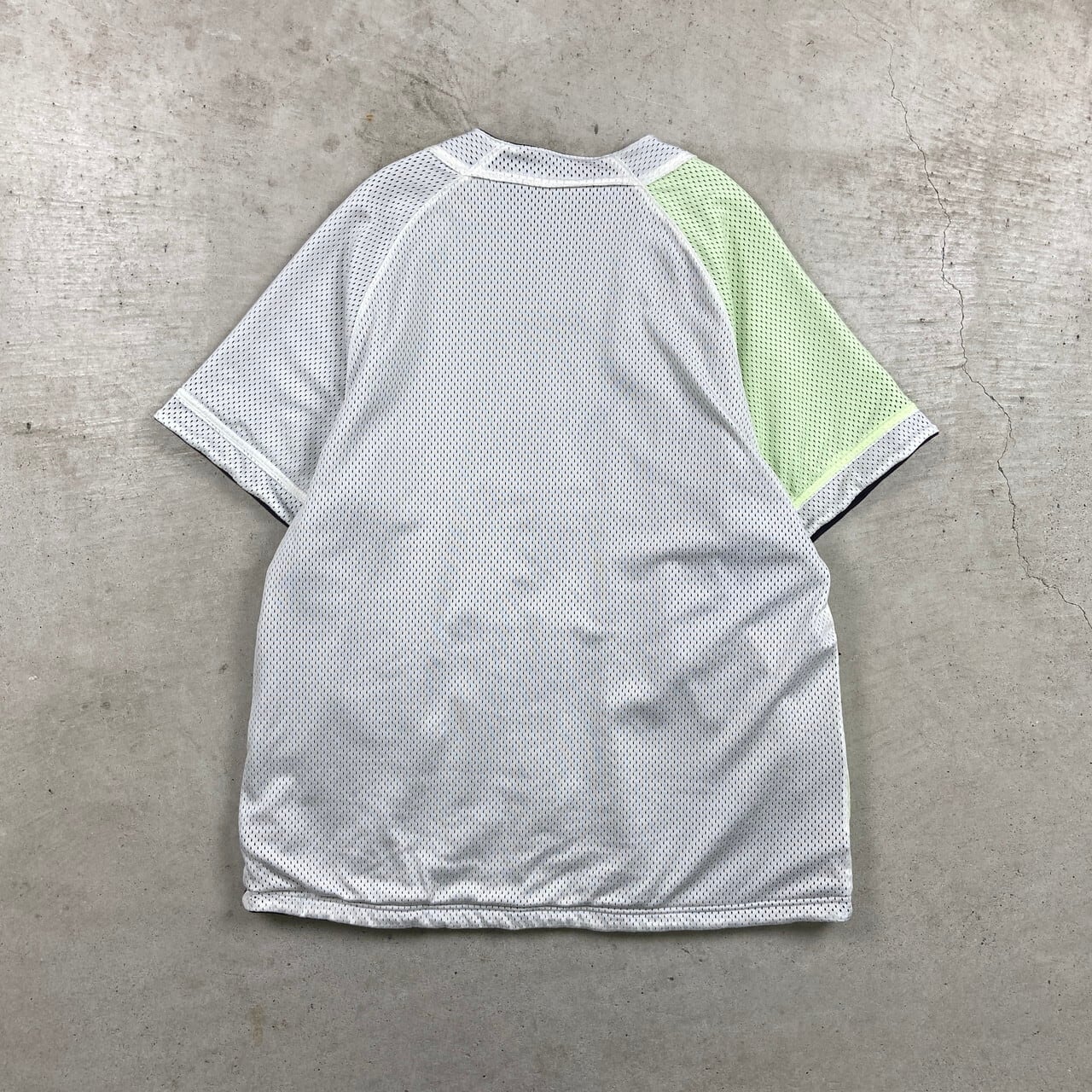 90s Nike リバーシブル メッシュシャツ NIKE ナイキ リバーシブル ベースボールシャツ スウェットシャツ