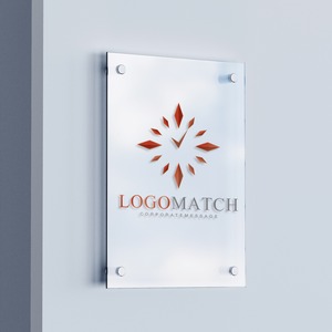 刻と方位磁針のロゴ