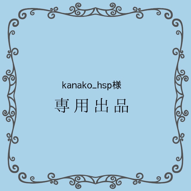 kanako_hsp様専用出品